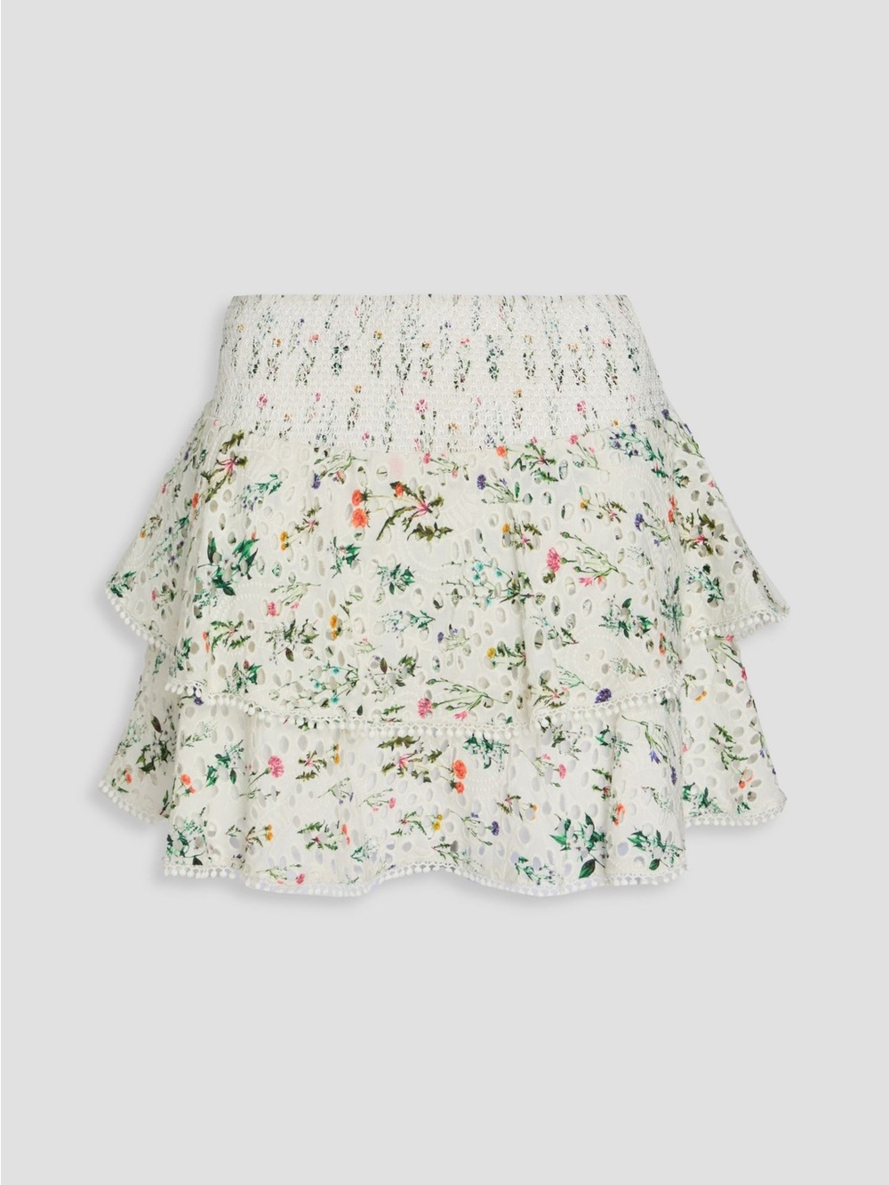 Alice + Olivia Joey Tiered Ruffle Skirt